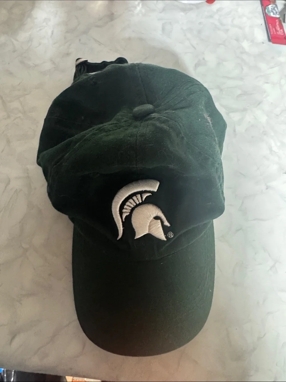 Michigan State Spartan Logo Green Baseball Cap - Unbranded